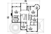 European Style House Plan - 5 Beds 3 Baths 5609 Sq/Ft Plan #25-4690 