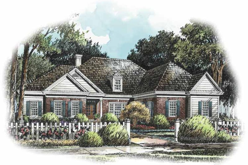 House Plan Design - Traditional Exterior - Front Elevation Plan #429-240