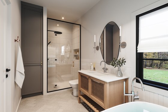 Interior - Master Bathroom 3 for Country House Plan #23-2805 - 4 bed, 2.5 bath
