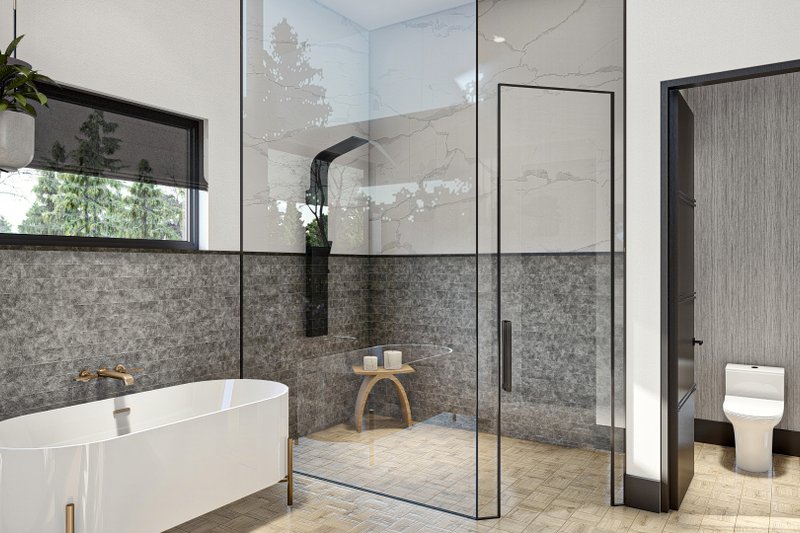 House Plan Design - Interior - Master Bathroom 1 for Barndominium House Plan #455-542 - 3 bed, 4.5 bath