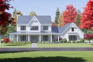 Farmhouse Exterior - Front Elevation Plan #1096-47