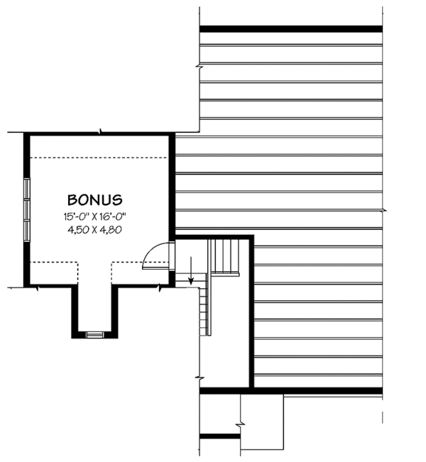 Home Plan - Optional Bonus Level