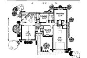 Colonial Style House Plan - 3 Beds 1.5 Baths 1130 Sq/Ft Plan #310-743 