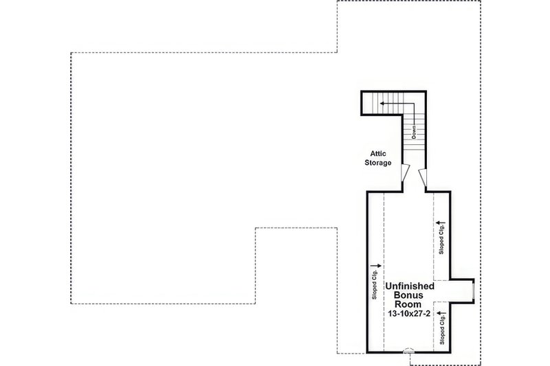 House Blueprint - Floor Plan - Upper Floor for Country House Plan #21-535 - 3 bed, 2.5 bath