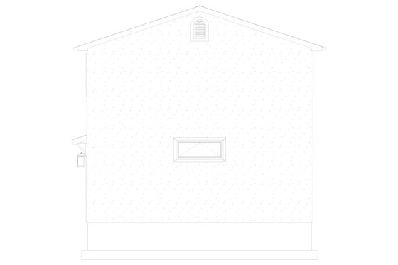 Exterior - Rear Elevation 2 for Traditional House Plan #1060-460 - 1 bed, 1.5 bath