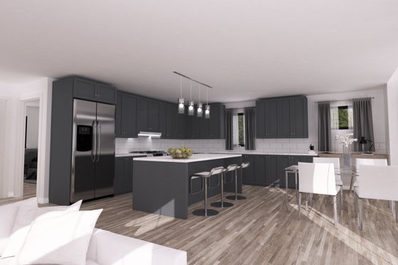 Interior - Kitchen 1 for Cottage House Plan #23-2774 - 3 bed, 2.5 bath