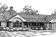 Country Style House Plan - 2 Beds 2.5 Baths 2874 Sq/Ft Plan #60-1020 