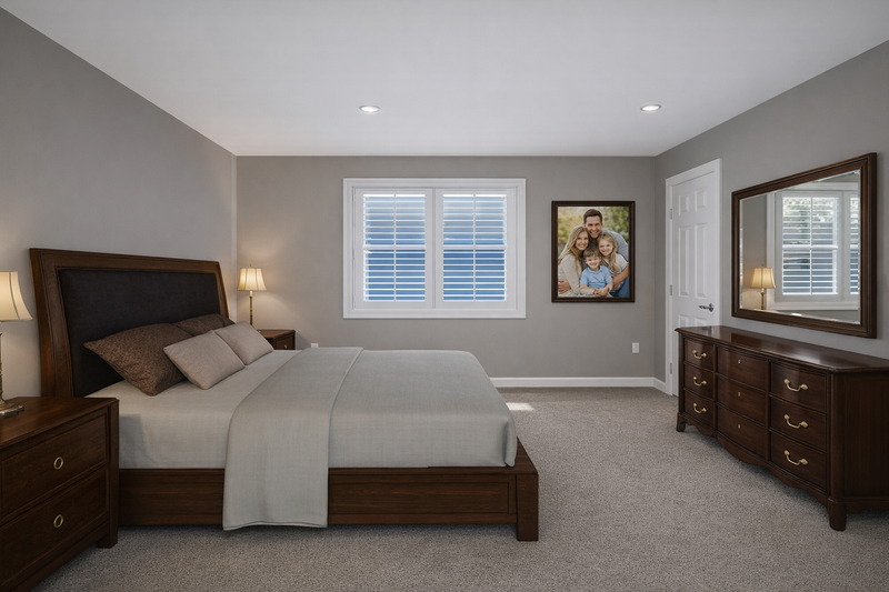 House Blueprint - Interior - Master Bedroom 1 for Traditional House Plan #1060-440 - 3 bed, 2.5 bath