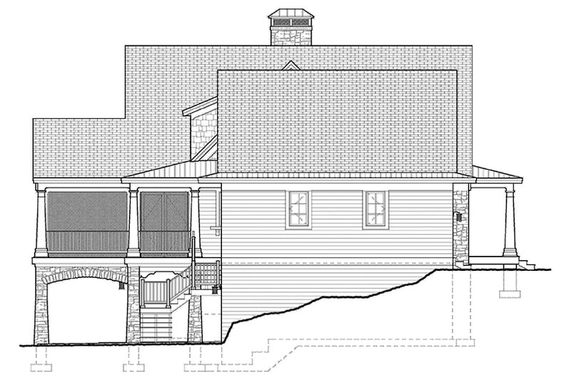 Architectural House Design - Exterior - Other Elevation 1 for Traditional House Plan #928-262 - 5 bed, 5.5 bath