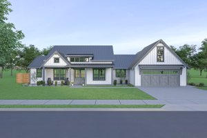 Farmhouse Exterior - Front Elevation Plan #1070-93