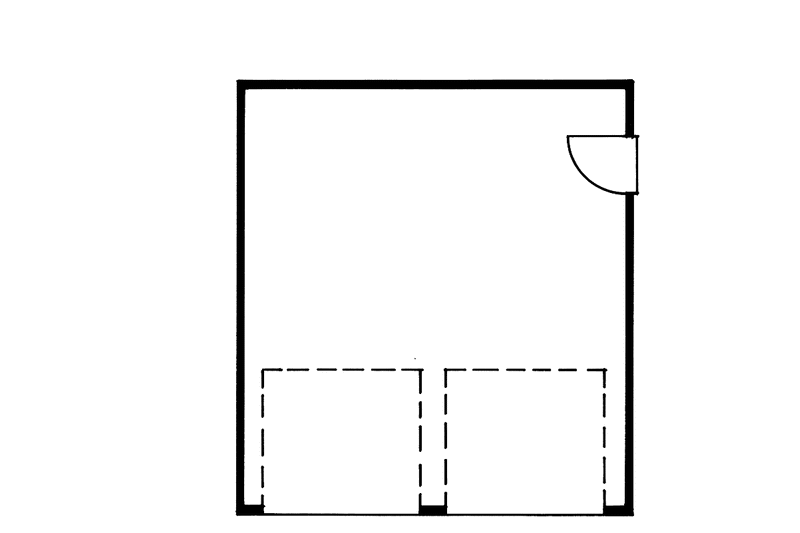 House Blueprint - Floor Plan - Main Floor House Plan #47-1060, 0 bath