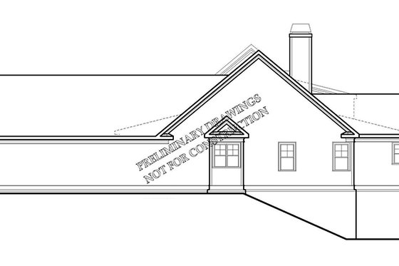 Exterior - Other Elevation for Country House Plan #927-402 - 3 bed, 2.5 bath