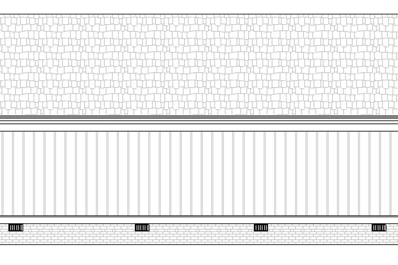 House Blueprint - Exterior - Other Elevation 3 for Cottage House Plan #45-616 - 2 bed, 2 bath