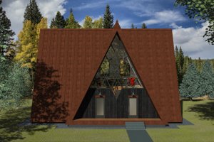 Exterior - Front Elevation 3 for Modern House Plan #933-16 - 3 bed, 2 bath