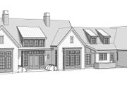 Farmhouse Style House Plan - 2 Beds 2.5 Baths 3598 Sq/Ft Plan #1114-92 Exterior 