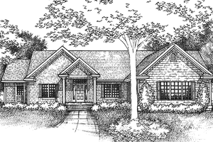 Home Plan - Exterior - Front Elevation for Traditional House Plan #320-1430 - 4 bed, 3.5 bath