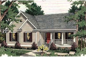 Traditional Exterior - Front Elevation Plan #406-281