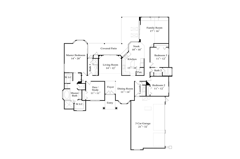 Home Plan - Floor Plan - Other Floor for Mediterranean House Plan #417-799 - 3 bed, 3 bath