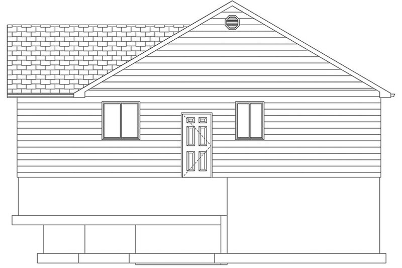 Home Plan - Exterior - Other Elevation for Ranch House Plan #1060-36 - 5 bed, 3 bath