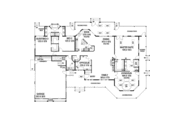 Craftsman Style House Plan - 3 Beds 2.5 Baths 2869 Sq/Ft Plan #60-647 