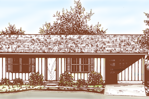 Home Plan - Cottage Exterior - Front Elevation Plan #30-242