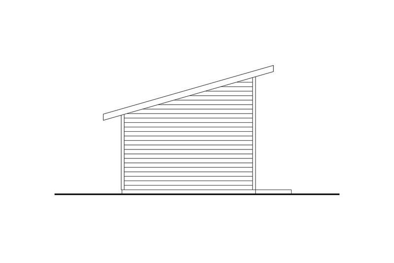 Home Plan - Exterior - Other Elevation for Modern House Plan #124-1402, 1 bath