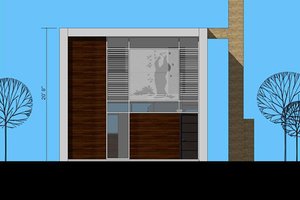 Modern Exterior - Front Elevation Plan #473-3