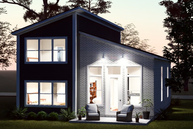 Dream House Plan - Exterior - Other Elevation 3 for Modern House Plan #513-2477 - 3 bed, 3 bath