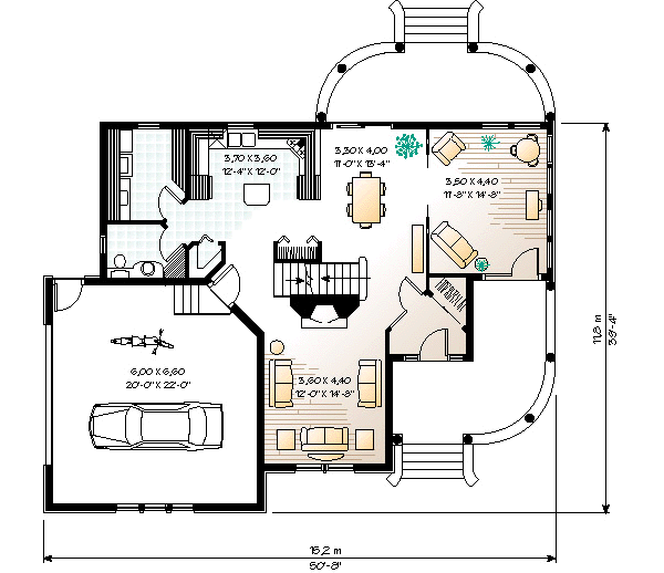 Home Plan - Farmhouse Floor Plan - Main Floor Plan #23-2008