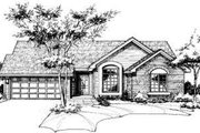 Traditional Style House Plan - 3 Beds 2 Baths 1360 Sq/Ft Plan #320-125 