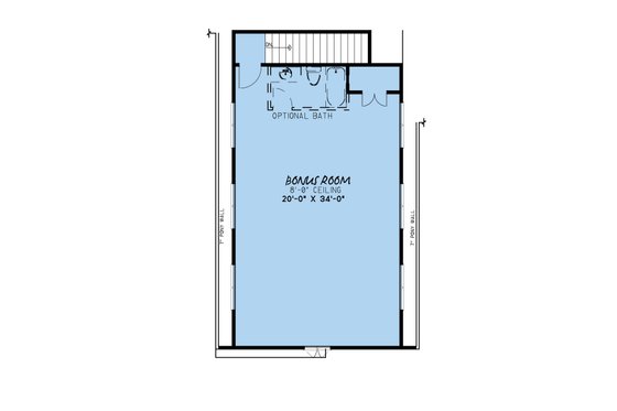 Floor Plan - Other Floor for Craftsman House Plan #923-168 - 3 bed, 3.5 bath