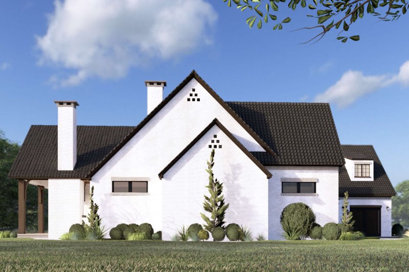 House Design - Exterior - Other Elevation 2 for Contemporary House Plan #923-391 - 4 bed, 4.5 bath