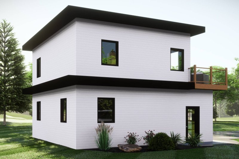 Architectural House Design - Exterior - Other Elevation 1 for Modern House Plan #1064-283 - 2 bed, 1 bath
