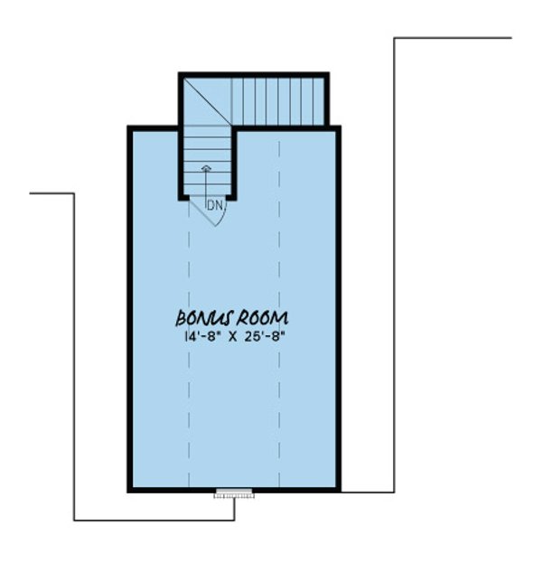 Home Plan - European Floor Plan - Upper Floor Plan #17-3369