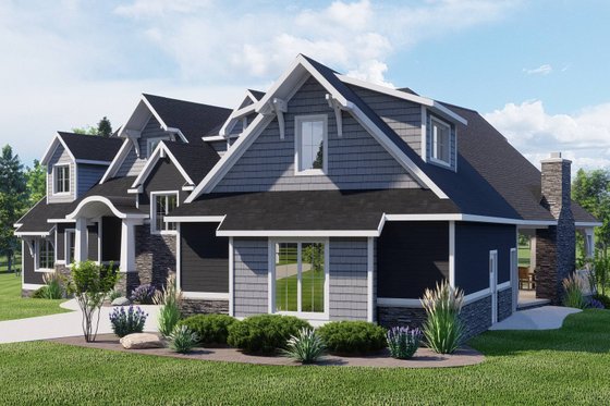 Exterior - Other Elevation for Craftsman House Plan #1064-315 - 2 bed, 2.5 bath