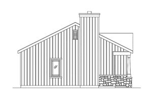Exterior - Other Elevation 1 for Cottage House Plan #22-608 - 1 bed, 1 bath
