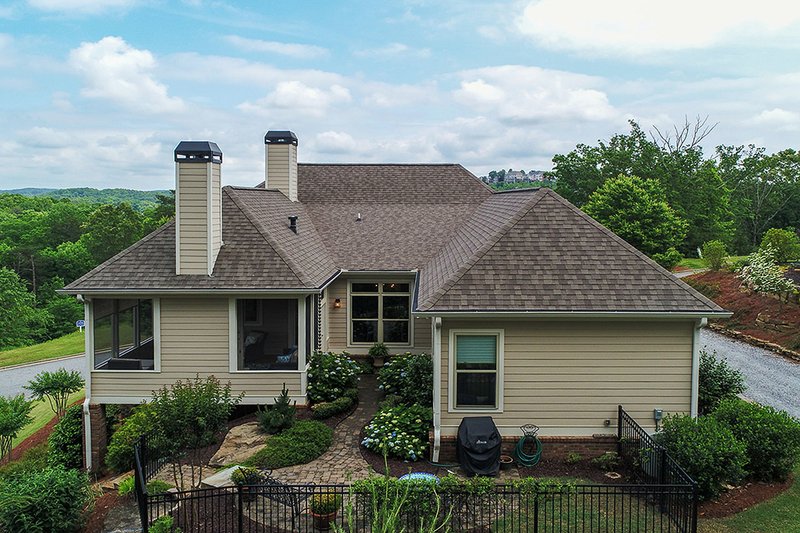 Home Plan - Exterior - Rear Elevation for Ranch House Plan #437-89 - 3 bed, 3.5 bath