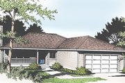 Ranch Style House Plan - 3 Beds 2 Baths 1522 Sq/Ft Plan #100-102 