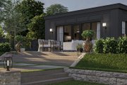 Modern Style House Plan - 1 Beds 1 Baths 648 Sq/Ft Plan #455-427 