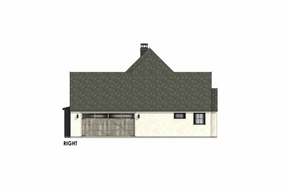 Exterior - Other Elevation 1 for European House Plan #1096-148 - 4 bed, 3.5 bath