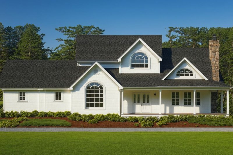 Home Plan - Country Exterior - Front Elevation Plan #3-210