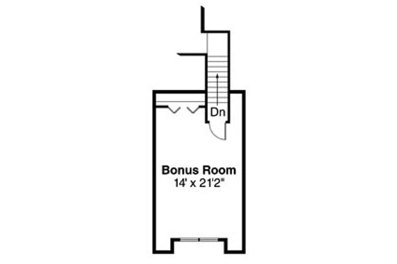 Floor Plan - Upper Floor for Craftsman House Plan #124-750 - 3 bed, 2.5 bath
