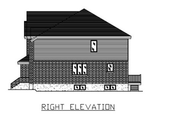 Exterior - Other Elevation 1 for European House Plan #138-259 - 4 bed, 2.5 bath