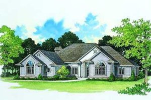 Traditional Exterior - Front Elevation Plan #72-164