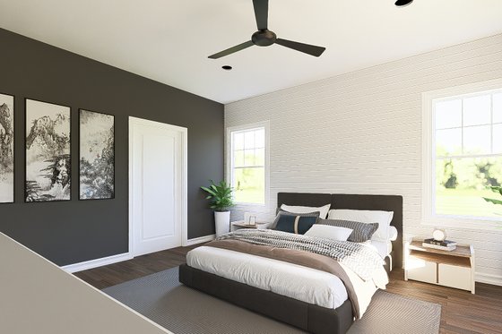 Interior - Master Bedroom for Barndominium House Plan #1064-261 - 3 bed, 2 bath