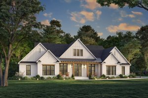 Farmhouse Exterior - Front Elevation Plan #430-397