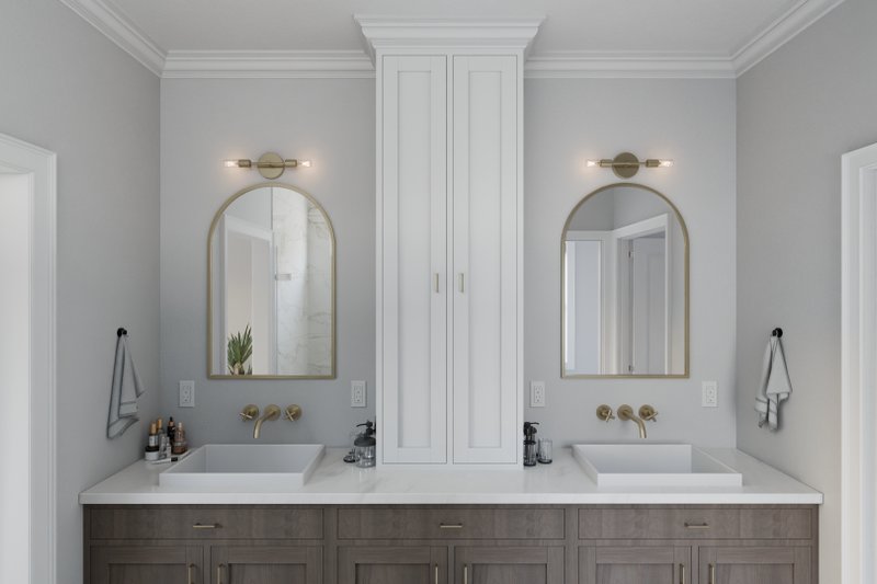 Dream House Plan - Interior - Master Bathroom 2 for Country House Plan #1089-60 - 2 bed, 2 bath