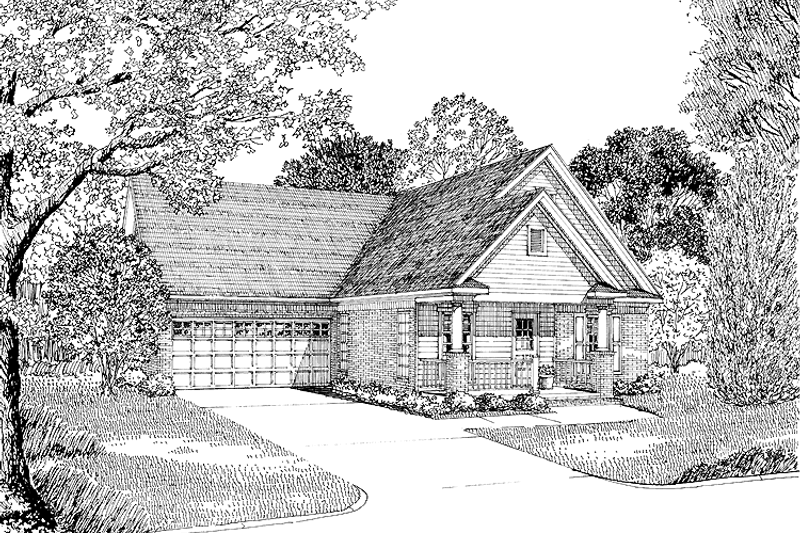 Dream House Plan - Country Exterior - Front Elevation Plan #17-2660