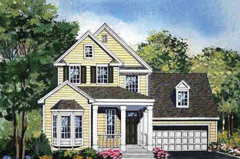 Home Plan - Exterior - Front Elevation 3 for Country House Plan #314-291 - 3 bed, 2.5 bath