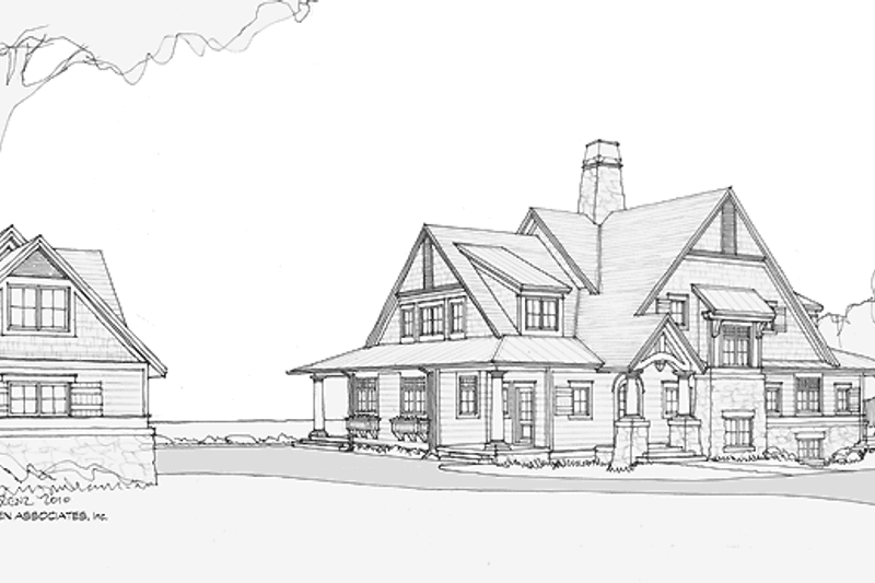 Home Plan - Exterior - Front Elevation 6 for Craftsman House Plan #928-176 - 5 bed, 4.5 bath